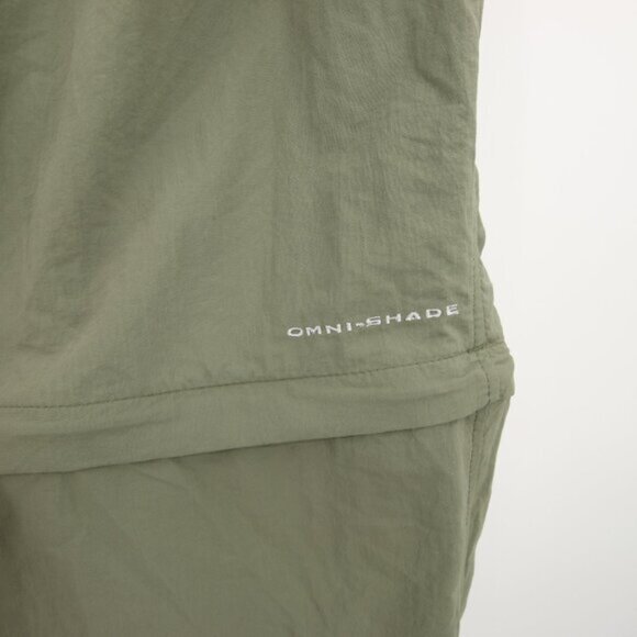 Columbia Pants Green PFG OmniShade Convertible Fishing Outdoor Removable Small - Picture 12 of 13